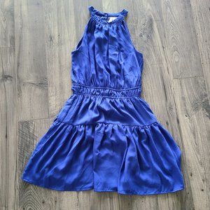 Blue Halter Dress
